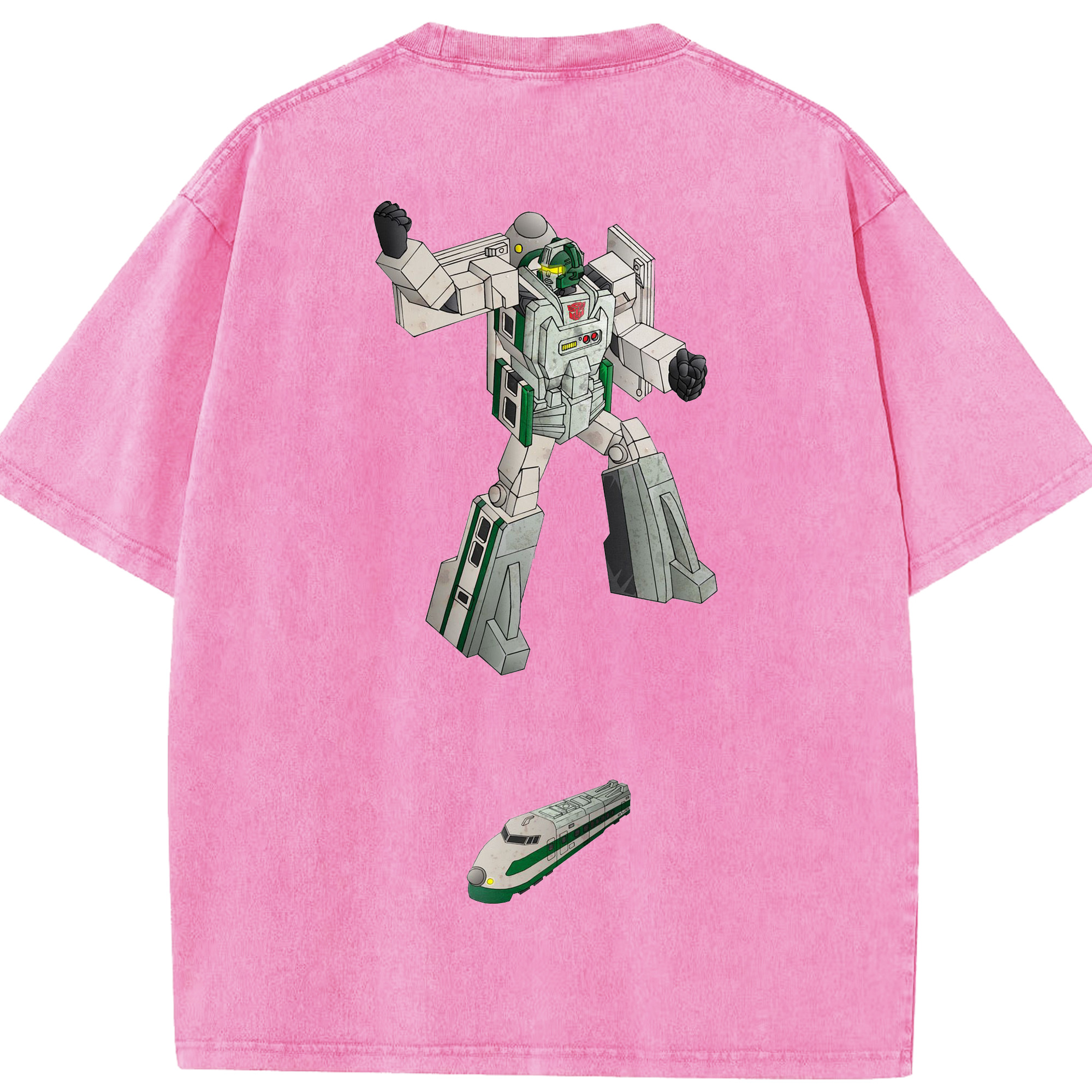 （画像用）  綿100% ヴィンテージ風 半袖Tシャツ（背面プリント）